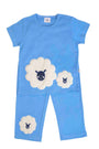 Fluffy embroidered sheep nightsuit for boys-1