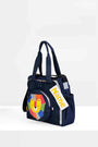 Organic denim lion diaper bag-02