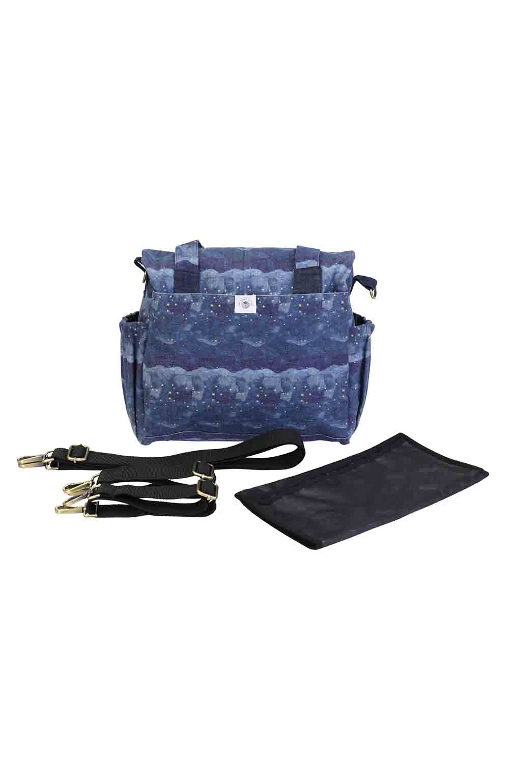 Organicnight sky printed diaper bag-04