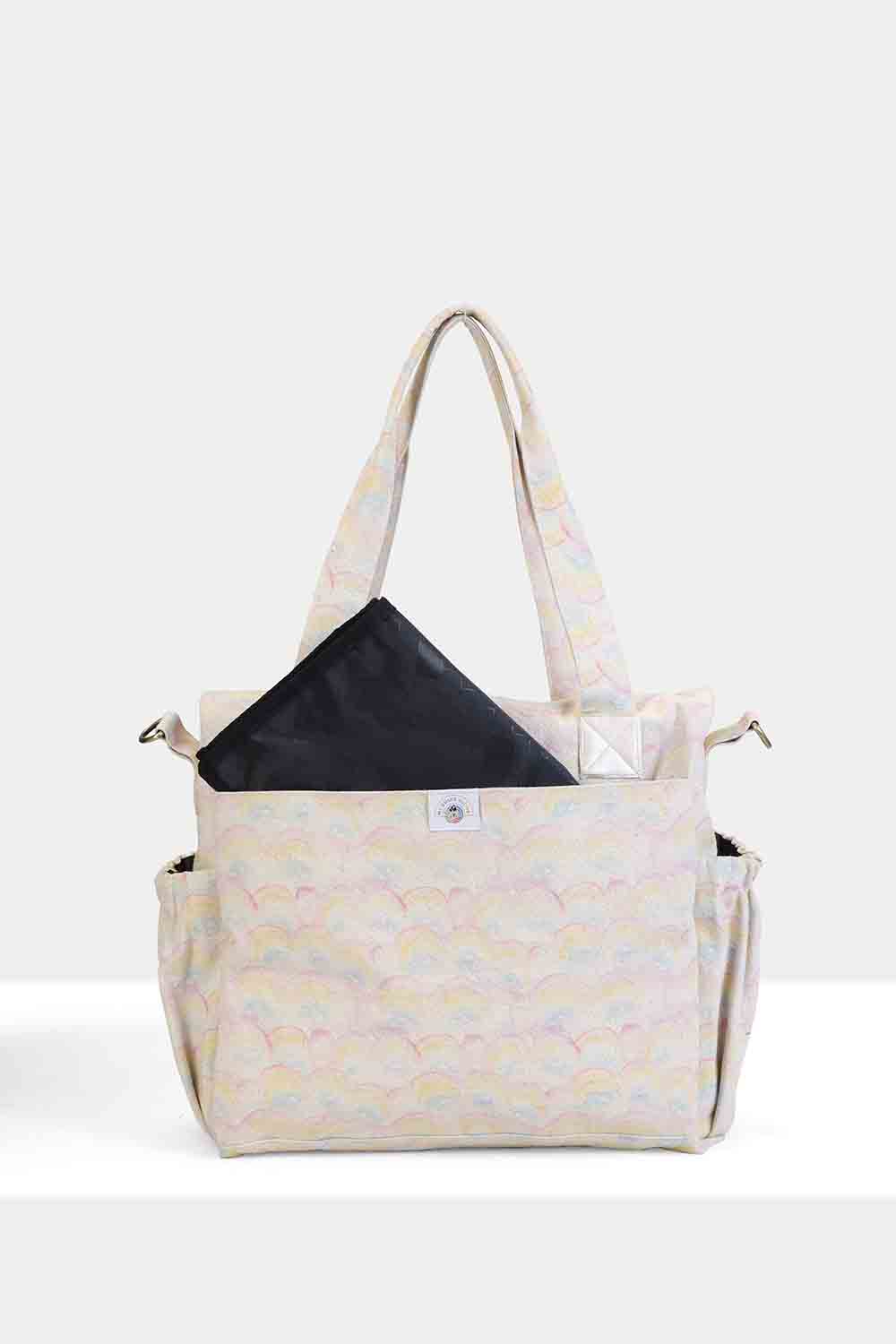  Organicrainbow printed diaper bag-03