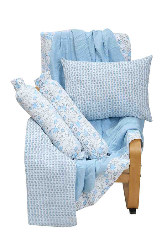 blue starry bedding set-2