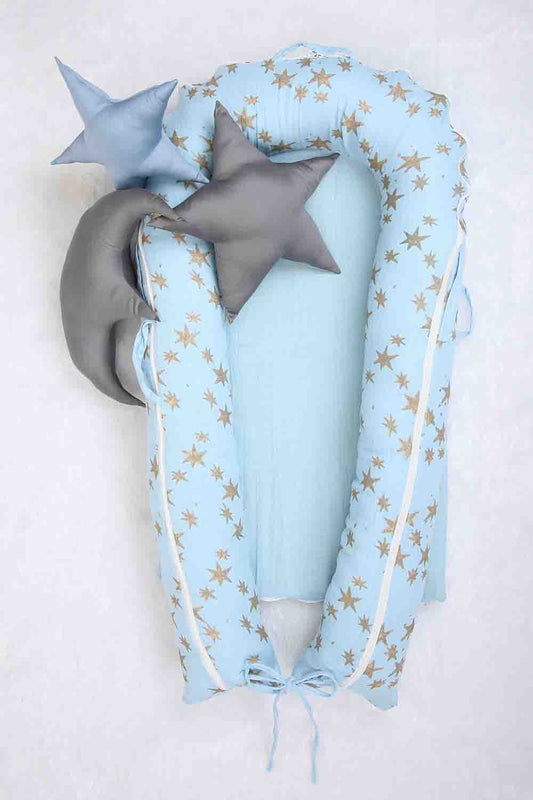 blue starry nest bed-1