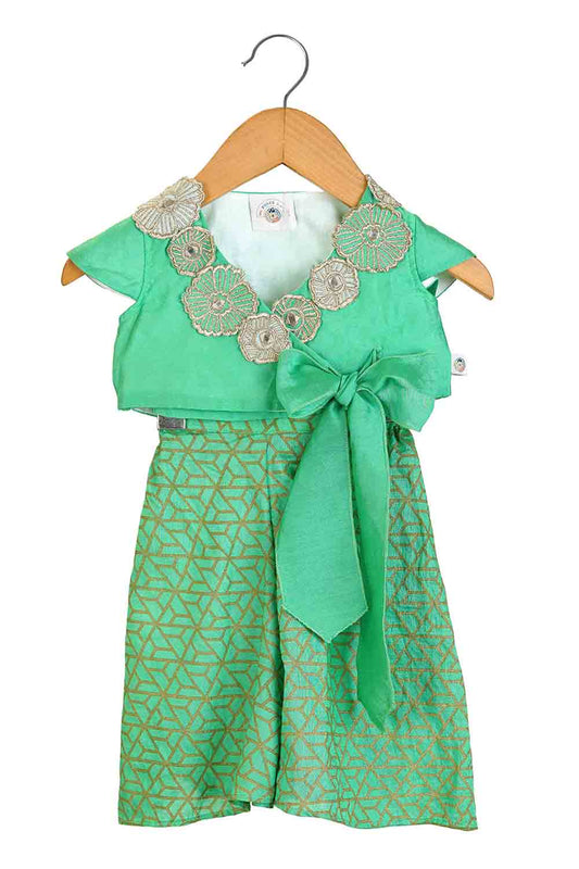 Emerald palazzo set