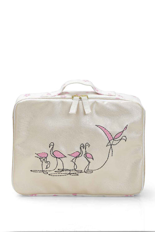 flamingo emb lunchbag-1