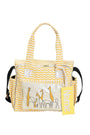 giraffe print embroidered diaper bag-1