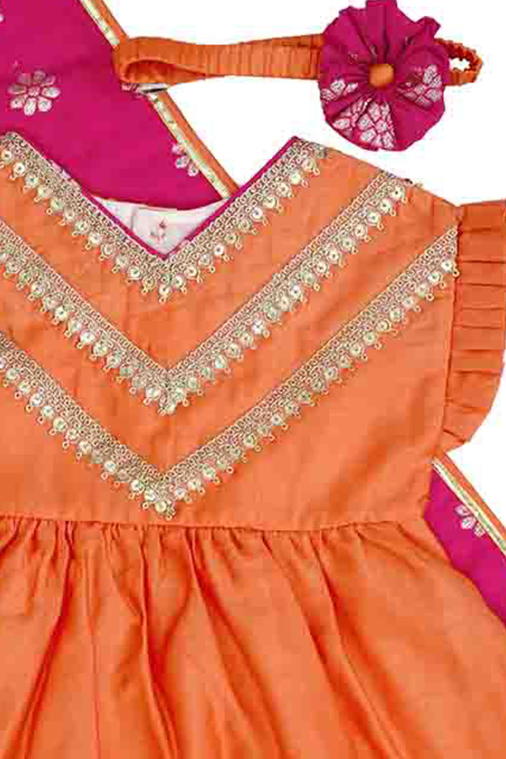 Benarasi marigold infant girls jamna