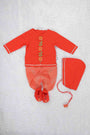 orange embroidered boys jamna-1