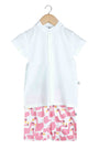 pink bird bermuda set-1