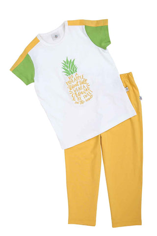 Positive pineapple nightsuit