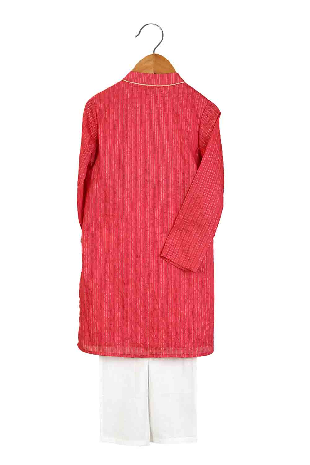 Red gota kurta for boys