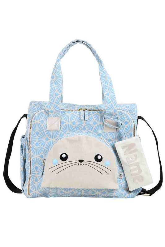 sea lion baby boy diaper bag-1