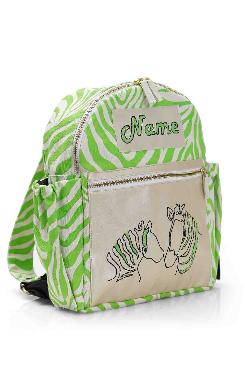 zebra emb small backpack-2